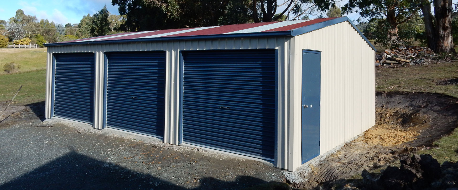 Completed shed build
