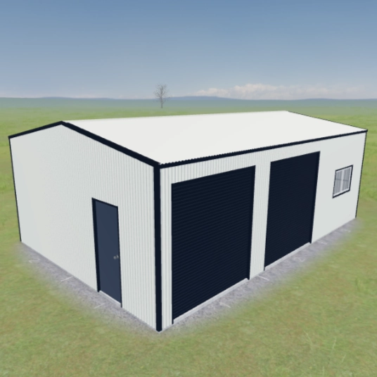 Rendered shed design preview
